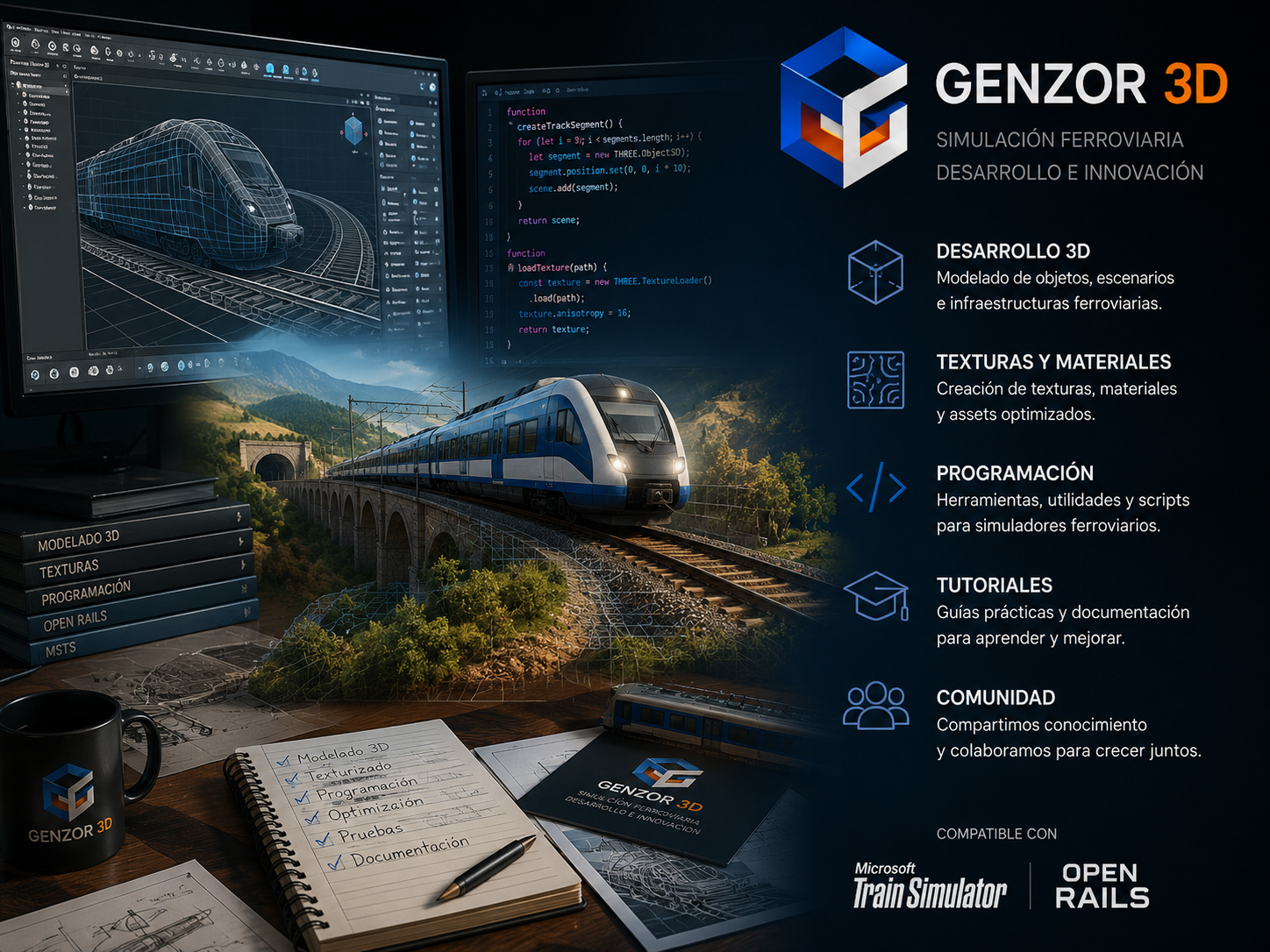 GENZOR 3D es un proyecto que comparte conocimientos y tecnología